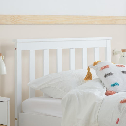 Oxford Pine Bed White